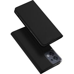 Dux Ducis Dux Ducis Skin Pro etui Oppo Reno 8 pokrowiec z klapką portfel na kartę podstawka czarne
