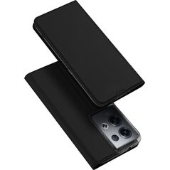 Dux Ducis Dux Ducis Skin Pro etui Oppo Reno 8 Pro pokrowiec z klapką portfel na kartę podstawka czarne