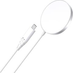 Ładowarka Choetech Magnetyczna ładowarka indukcyjna Choetech T518 15W (biała)