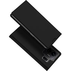 Dux Ducis DUX DUCIS SKIN PRO ETUI DO REALME GT NEO 5 / REALME GT3 POKROWIEC Z KLAPKĄ PORTFEL NA KARTĘ PODSTAWKA CZARNE