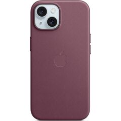 Apple Etui Apple FineWoven z MagSafe do iPhone’a 15 rubinowa morwa