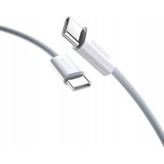 Kabel USB Dudao USB-C - USB-C 1 m Biały (DDA319)