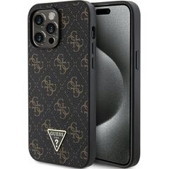 Guess Guess GUHCP14XPG4GPK iPhone 14 Pro Max 6.7" czarny/black hardcase 4G Triangle Metal Logo