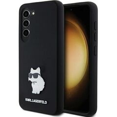 Karl Lagerfeld Etui Karl Lagerfeld KLHCS24SSMHCNPK Samsung Galaxy S24 hardcase Silicone Choupette Metal Pin czarny/black