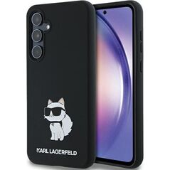 Karl Lagerfeld Etui Karl Lagerfeld KLHCSA35SMHCNPK Samsung Galaxy A35 hardcase Silicone Choupette Metal Pin czarny/black