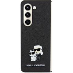 Karl Lagerfeld Karl Lagerfeld KLHCSA35SAKCNPK A35 A356 hardcase czarny/black Saffiano Karl&Choupette Pin