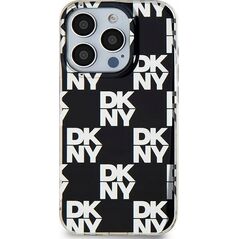 DKNY DKNY DKHCP15SHDLCEK iPhone 15 / 14 / 13 6.1" czarny/black hardcase IML Checkered Mono Pattern