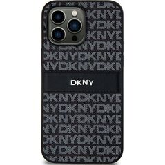 DKNY DKNY DKHCS24MPRTHSLK S24+ S926  czarny/black hardcase Leather Mono Stripe & Metal Logo