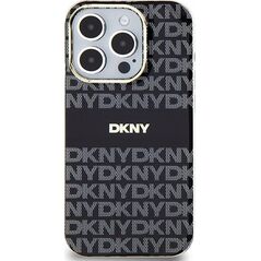 DKNY DKNY DKHMP14LHRHSEK iPhone 14 Pro 6.1" czarny/black hardcase IML Mono & Stripe MagSafe
