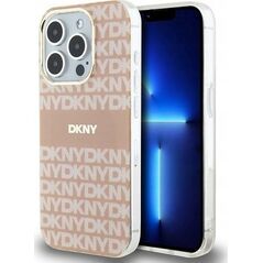 DKNY DKNY DKHMP13XHRHSEP iPhone 13 Pro Max 6.7" różowy/pink hardcase IML Mono & Stripe MagSafe