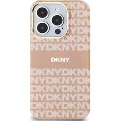 DKNY DKNY DKHMP14LHRHSEP iPhone 14 Pro 6.1" różowy/pink hardcase IML Mono & Stripe MagSafe