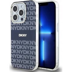 DKNY DKNY DKHMP15XHRHSEB iPhone 15 Pro Max 6.7" niebieski/blue hardcase IML Mono & Stripe MagSafe