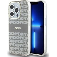 DKNY DKNY DKHMP15XHRHSEE iPhone 15 Pro Max 6.7" beżowy/beige hardcase IML Mono & Stripe MagSafe