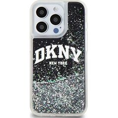DKNY DKNY Liquid Glitter Big Logo - Etui iPhone 14 Pro (czarny)