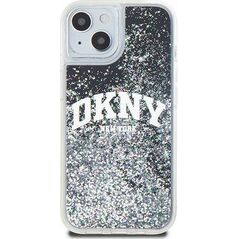 DKNY DKNY Liquid Glitter Big Logo - Etui iPhone 14 / 15 / 13 (czarny)