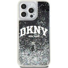 DKNY DKNY Liquid Glitter Big Logo - Etui iPhone 13 Pro Max (czarny)