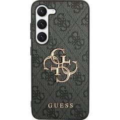 Guess Oryginalne Etui GUESS Hardcase GUHCS24S4GMGGR do Samsung S24 (Leather 4G Metal Logo / czarny)