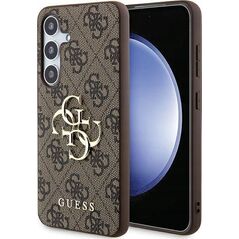 Guess GUESS futerał do SAMSUNG A35 GUHCSA354GMGBR (PU Big 4G Metal Logo) brązowy