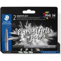 Στυλό Staedtler STAEDTLER MultiInk Pigment Arts έντονο μαύρο σετ 2 τεμαχίων λιανικής
