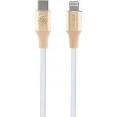 Kabel USB Guess USB-C - Lightning 1.5 m Złoty (GUCLLALRGDD)