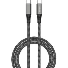 Καλώδιο USB 4smarts 4smarts USB-C σε USB-C Καλώδιο PremiumCord 100W 1,5m, μαύρο