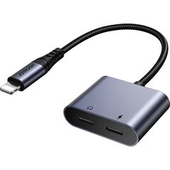 Joyroom Adapter DAC 2w1 Joyroom SY-L02 Lightning / 2xLightning czarny