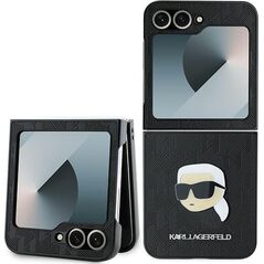 Karl Lagerfeld Karl Lagerfeld KLHCZF6PGKSKIHK Z Flip6 F741czarny/black Saffiano Monogram