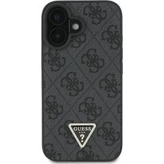 Guess Guess GUHCP16SP4TDSCPK iPhone 16 6.1" czarny/black hardcase Leather Metal Logo Strass Crossbody