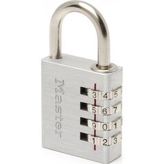 MasterLock Master Lock Combination Lock 40mm aluminium housing 7640EURD
