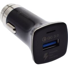 Φορτιστής 2GO 2GO USB KFZ-Schnell-Ladegerät 3100mA USB-A QC 3.0 μαύρο