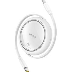 Kabel USB Baseus Kabel USB Baseus Free2Pull USB-C do iP 20W 1m (biały)