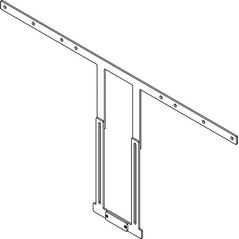 Hagor HAGOR Meetup Display-Adapter 191-218cm 75-86Z fuer Logitech Meet-Up Kameras VESA max. 800mm Montage oberh oder unterh des Displays