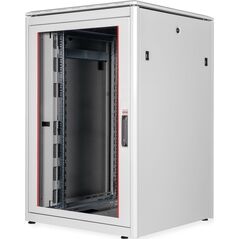 Szafa Roline ROLINE Netzwerkschrank Pro 48,26cm 19Zoll 22 HE 800x800 BxT Glast�r grau