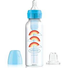 Dr Browns Butelka ze smoczkiem i ustnikiem 250ml. tęcza 6m+ Dr Browns