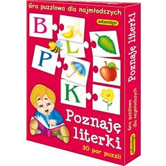 Adamigo Gra Puzzlowa Poznaję Literki - 5581