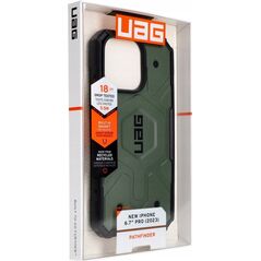 UAG Etui UAG Pathfinder MagSafe do iPhone 15 Pro Max - zielone