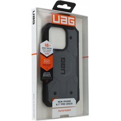 UAG Futerał ( UAG ) Urban Armor Gear Pathfinder kompatybilna z Magsafe do IPHONE 15 PRO silver