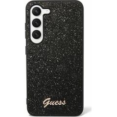 Guess Etui Guess GUHCS24LHGGSHK Samsung Galaxy S24 Ultra hardcase Glitter Script czarny/black