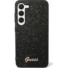 Guess Etui Guess GUHCS24SHGGSHK Samsung Galaxy S24 hard case Glitter Script czarny/black