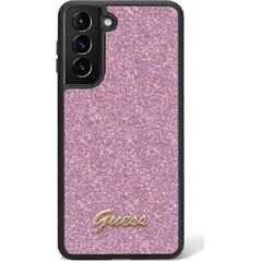 Guess Oryginalne Etui GUESS Hardcase GUHCS24SHGGSHU do Samsung S24 (Glitter Script / fioletowy)