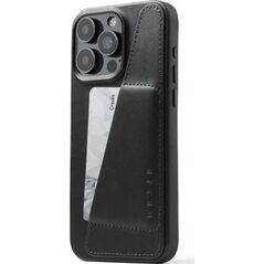 Troubadour Goods Limited Mujjo Full Leather Wallet Case - etui skórzane do iPhone 15 Pro Max kompatybilne z MagSafe (black)