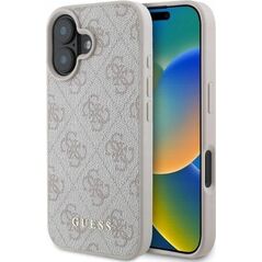 Guess Guess GUHCP16SG4GFPI iPhone 16 6.1" różowy/pink hardcase 4G Classic