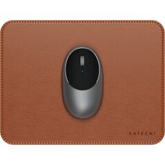 Podkładka na biurko ze skóry wegańskiej Satechi Premium Mouse Pad (brown)