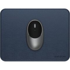 Podkładka na biurko ze skóry wegańskiej Satechi Premium Mouse Pad (blue)
