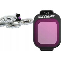 Filtr Pełny Szary ND8 NDx8 do Drona Dron DJI FLIP + Etui na Filtr SunnyLife / FI962-8