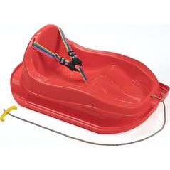 Jabłuszko Ślizg na Śnieg Bobslej dla Dzieci MARMAT Red