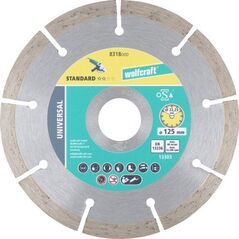 Wolfcraft Διαμαντόδισκος 125 για κοπή Solid Universal, wolfcraft