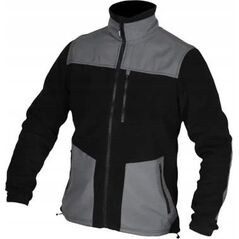 Dedra Bluza polarowa ze wstawkami, 280g/m2, rozm.S, czarno-szara