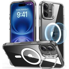 Etui Classic Hybrid (HaloLock) ESR ze stojakiem do iPhone 16 (przezroczyste)