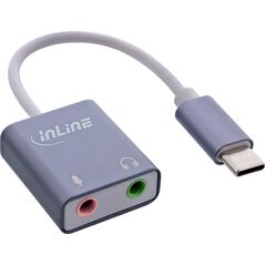 INLINE USB Audio Soundadapter USB-C Kabel